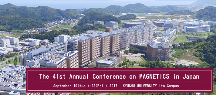 The 41th Annual Conference on MAGNETICS in Japan