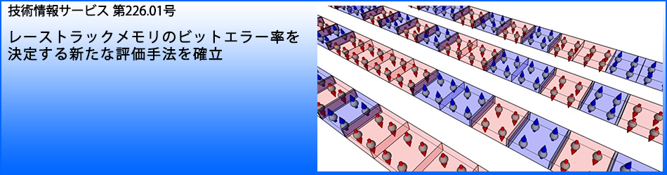 レーストラックメモリのビットエラー率を決定する新たな評価手法を確立